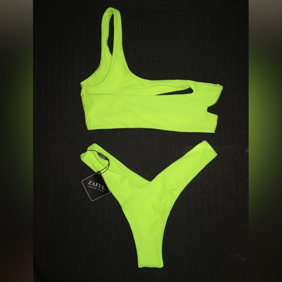 Zaful NWT neon bikini - Picture 2 of 5